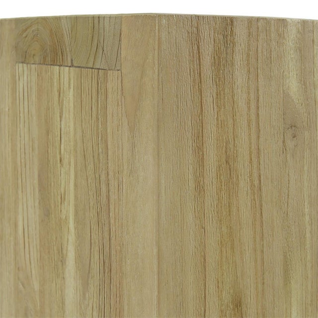 Wood Rustic Scandinavian Teak Console Table For Sale - Image 7 of 12