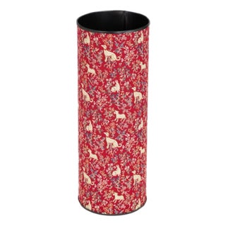 Cluny Animals Tapestry Umbrella Stand For Sale