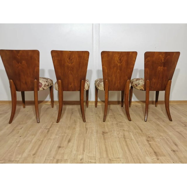 Art Deco Dining Chairs by Jindrich Halabala, Set of 4 For Sale - Image 8 of 18