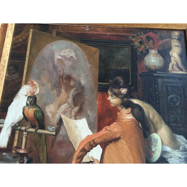 Baroque 17th Century Painting For Sale - Image 3 of 4