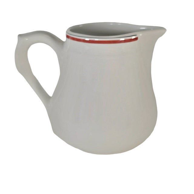 French Porcelain D’Auteuil Jacques Lobjoy French Bistrot Creamer, 8 Oz For Sale - Image 3 of 8