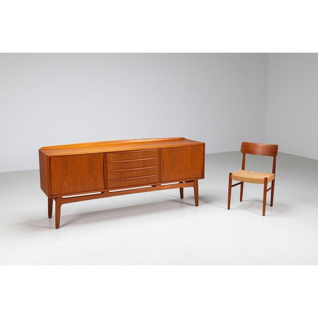 Wood Sideboard in Teak by Svend Aage Madsen for K. Knudsen & Son, Denmark, 1960 For Sale - Image 7 of 17
