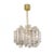 We offer an amazing set of doria light fixtures. The three-light fixtures are featuring a frame with brass details and...