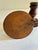 Wood Rustic Turned Wood Candlestick Holders, Pair For Sale - Image 7 of 7