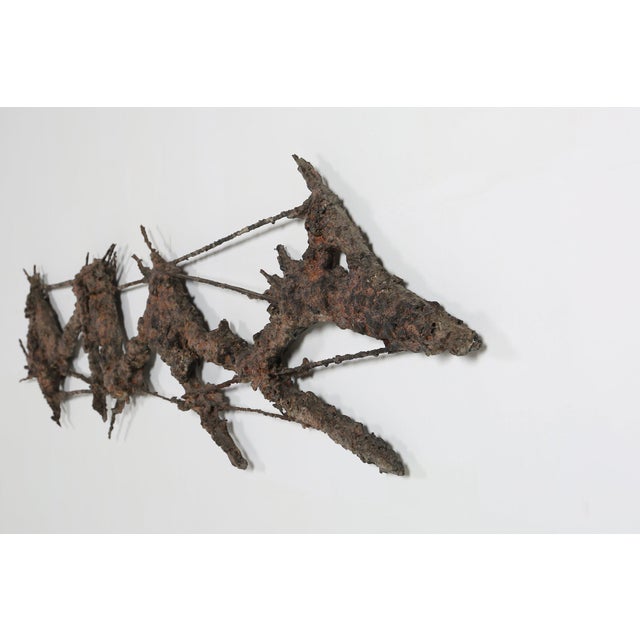 Mid-Century Wall Sculpture by Pia Manu, Belgium 1960s For Sale - Image 4 of 11