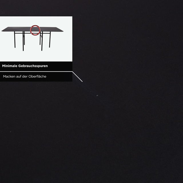Black Black Wooden Dining Table from Audo Snaregade For Sale - Image 8 of 12