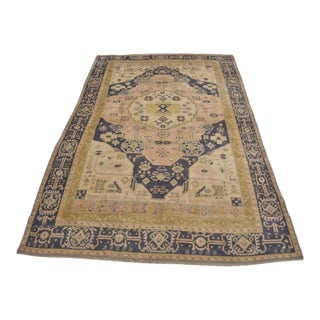 Vintage Framhouse Decor Wool Carpet For Sale