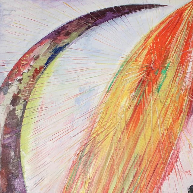 Hubertus Giebe, Der Maler, 1999, Oil on Canvas & Sculpture Object, Set of 2 For Sale - Image 6 of 12