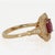 Red 2.2cts Madagascar Ruby Ring With Natural Diamonds Accents: Solid 14k Gold, 6mm For Sale - Image 8 of 8