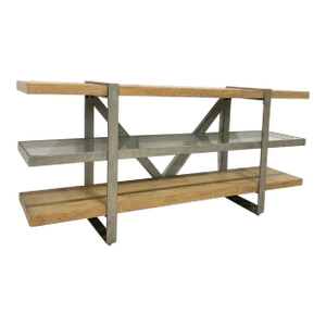 A.r.t. Organic Modern Wood and Metal Console Table