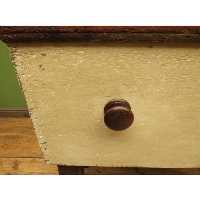 Rustic Handmade Kitchen Side Table For Sale - Image 6 of 18