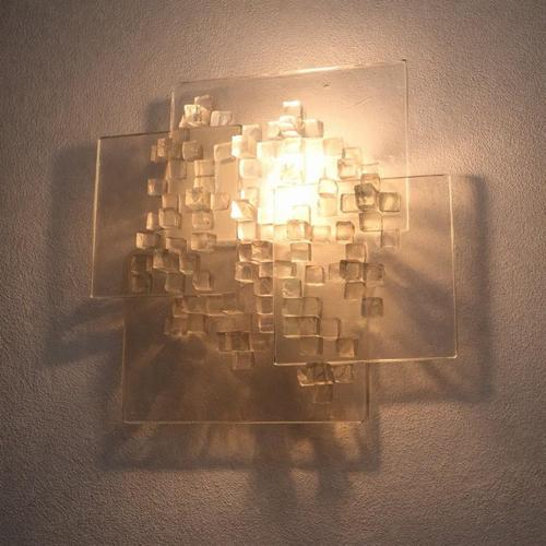 Poliarte Wall Lamp Mod. Pavo - Albano Poli, 1970s Design Sculptural, luminous and strongly textural, the Pavo wall lamp...