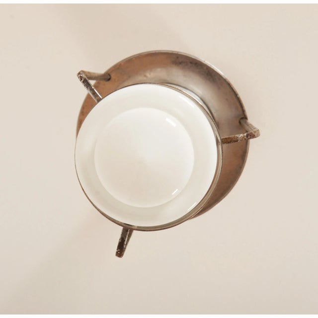 Art Deco Opaline Glass Pendant For Sale - Image 4 of 16