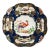 Beautiful 19th Century Antique Hand Painted Plate Cobalt Blue Gilt Porcelain Bird Motif England Home Decor (Repaired) For Sale