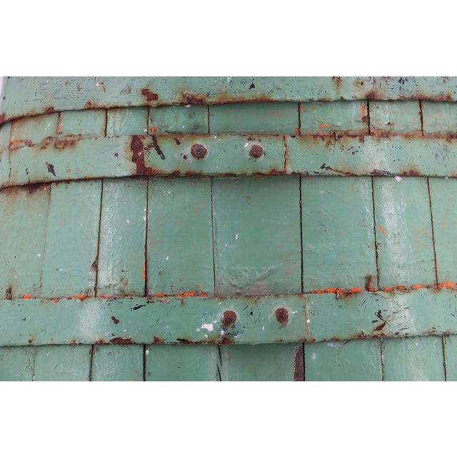 18th Century Antique Wine Barrel, Marked Lisboa For Sale - Image 4 of 13