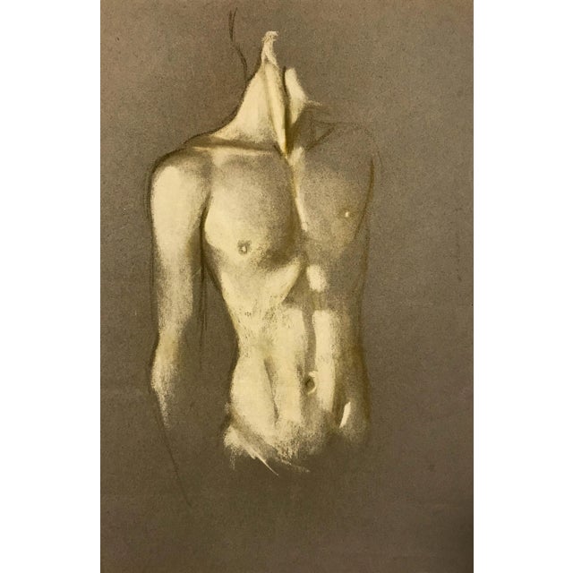 Modern Torso Painting by Robert R. Bliss For Sale