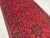 Red and Navy Tribal Geometric Runner Rug, 2'9" X 15'6" For Sale - Image 4 of 17