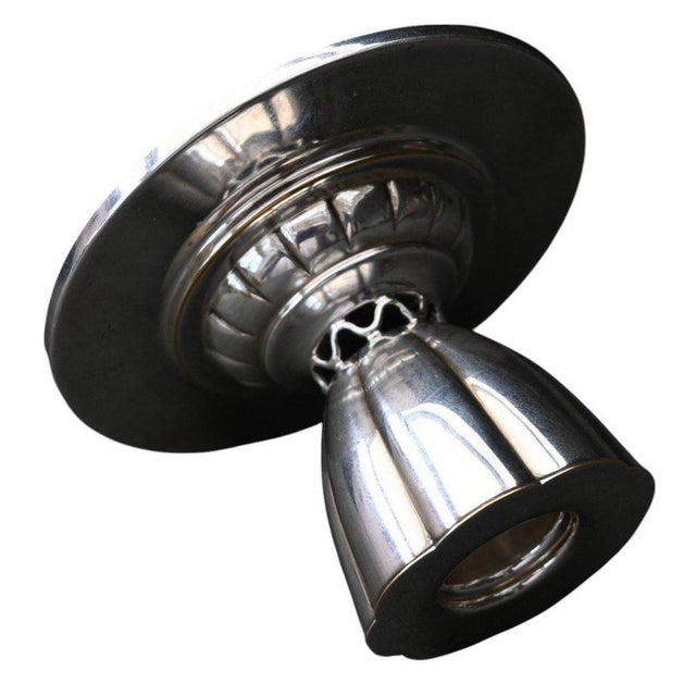 Model N°5 Candlestick in Silver by Johan Rohde for Georg Jensen, 1940s For Sale - Image 6 of 10