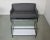 Marcelo Coffee Table With Clear Glass Top and Stone Shelf For Sale - Image 10 of 11