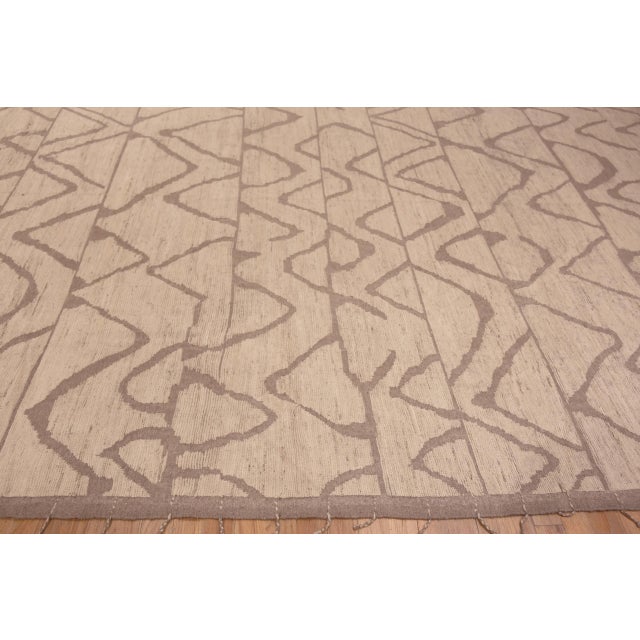 Oversized Tribal Design Modern Rug For Sale - Image 9 of 9