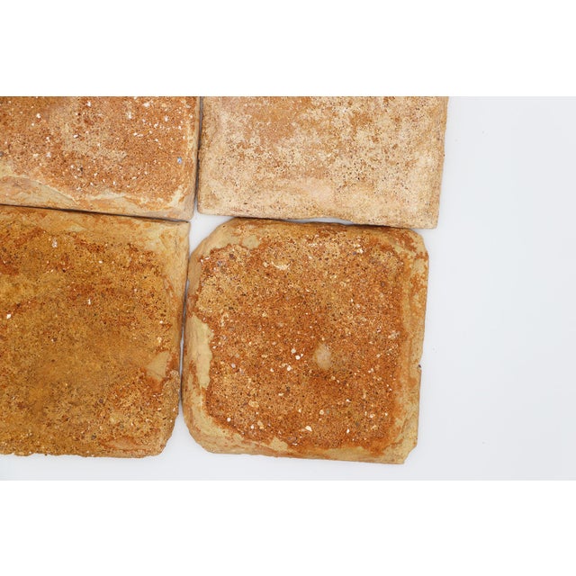 17th Century Set of Six Floral Tiles, Portuguese For Sale - Image 10 of 14