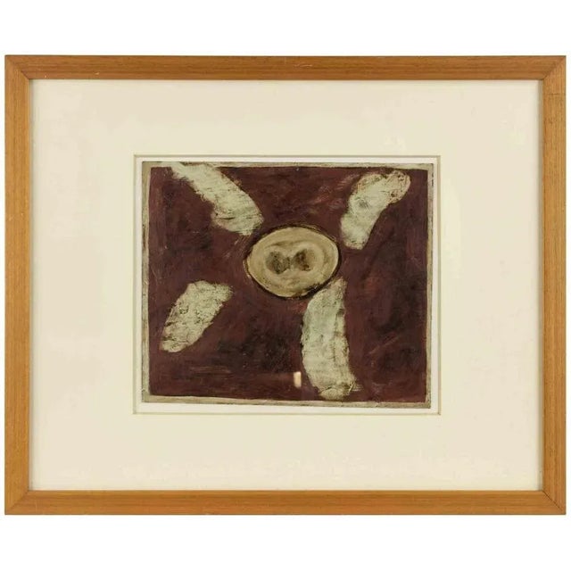 Domenico Bianchi, Untitled, Original Mixed Media, 1980s For Sale - Image 4 of 4