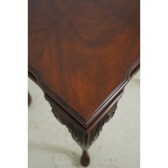 Ethan Allen Georgian Style Mahogany Occasional Lamp Table For Sale In Philadelphia - Image 6 of 14