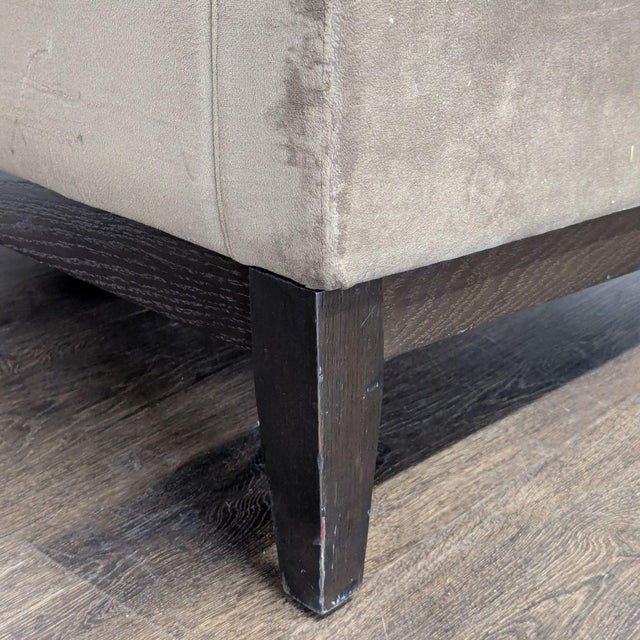 West Elm Brown Lounge Armchair – Modern and Comfortable For Sale In San Francisco - Image 6 of 8