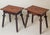 Antique Carved and Turned Oak Stools, 1850, Set of 2 For Sale - Image 11 of 17