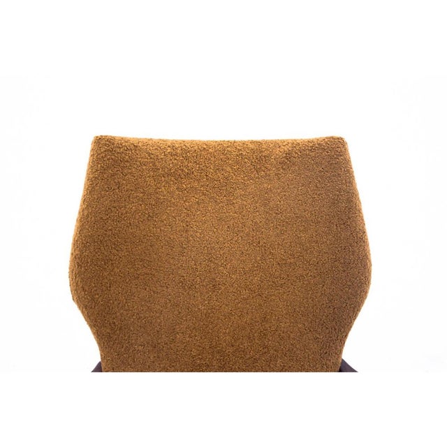 Vintage Yellow Armchair in Bouclé Fabric, Denmark, 1960s For Sale - Image 6 of 12