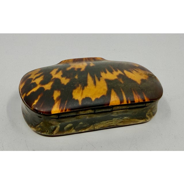 19th Century Set of 3 Victorian Horn Snuff or Trinket Boxes For Sale - Image 18 of 18