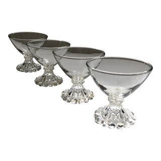 1950s Anchor Hocking Boopie Pattern Cocktail Glasses - Set of 4 For Sale