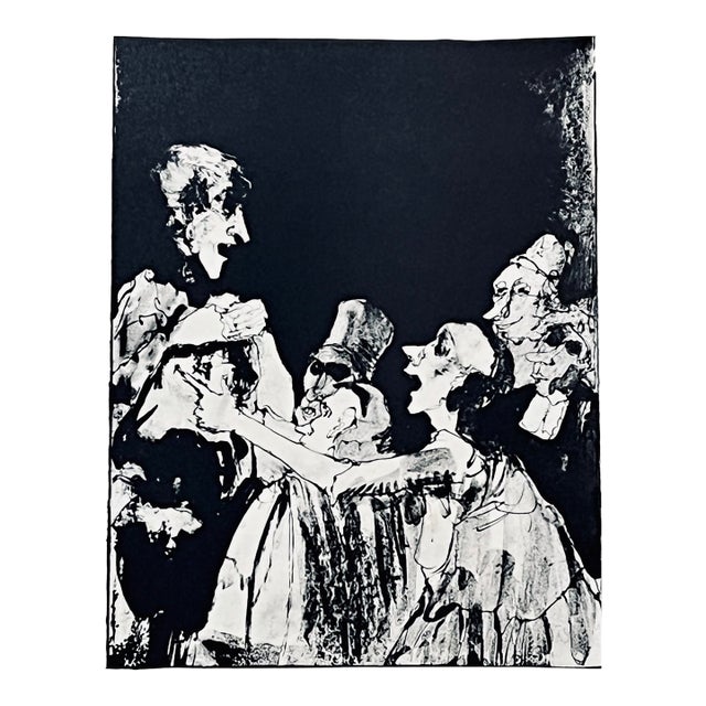 Jean Jansem Original Lithograph Etat De Siege 2 1969 For Sale