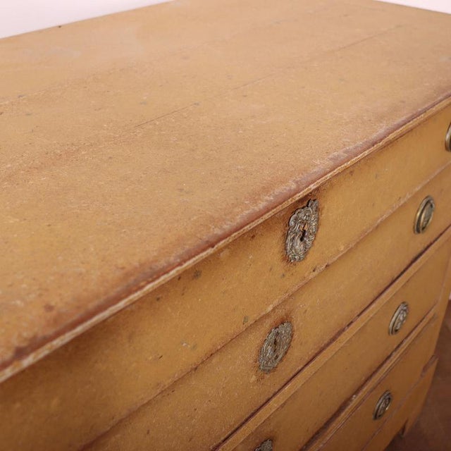 French Painted Commode in Oak For Sale - Image 13 of 15