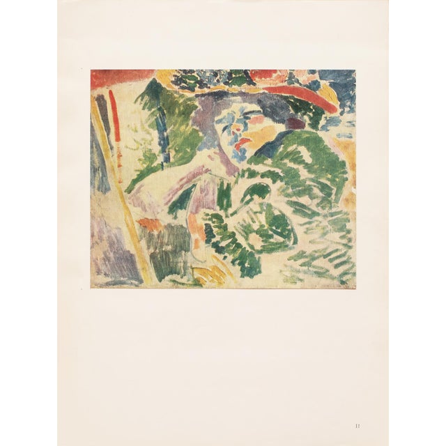 Portraiture 1943 After André Derain "The Woman at the Transatlantique", First Edition Offset Lithograph For Sale - Image 3 of 8