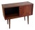 Mid 20th Century Danish Mid Century Modern Teak Sideboard on Tapered Legs – Compact Scandinavian Storage Cabinet For Sale