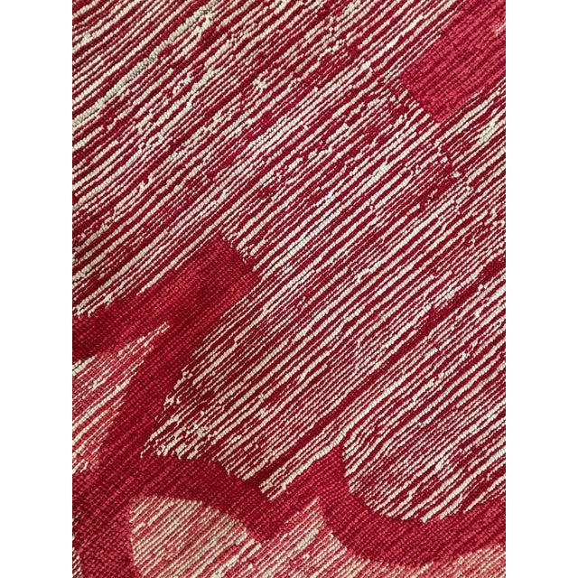 Modern Silk and Wool Modern Nepalese Rug , 6' X 9' For Sale - Image 3 of 4