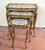 Florentine 1970s Set of 3 Marked Florentine Giltwood Nesting, Stacking Tables Bohemian Chic, Italy For Sale - Image 4 of 18