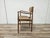 Swedish Armhair in Wood and Brown Fabric, 1970 For Sale - Image 4 of 14