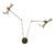 Adjustable Double-Arm Wall Lamp For Sale