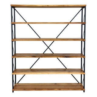 Mid-Century Modern Walnut Bookcase For Sale