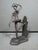 Mid-Century Modern Vintage Brutalist Abstract Ballerina Metal Bookend Sculpture For Sale - Image 3 of 9