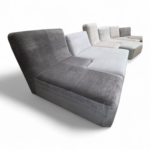 Ligne Roset “Confluences” by Philippe Nigro – 6-Piece Modular Sectional Newly Reupholstered For Sale - Image 12 of 12