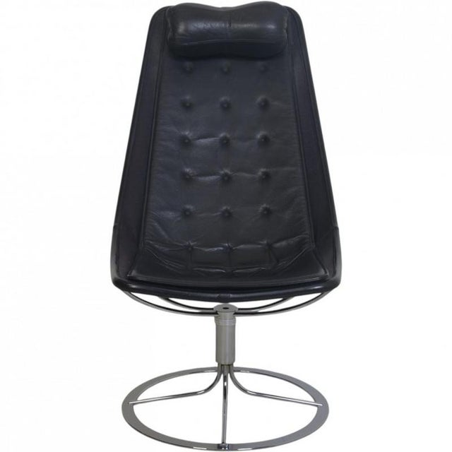 Jetson Chair in Black Leather by Bruno Mathsson, 2006 For Sale - Image 16 of 16