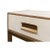 Modern Osprey White Leather Wrapped Console For Sale In Raleigh - Image 6 of 12