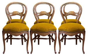 Louis Philippe Period Chairs, Set of 6