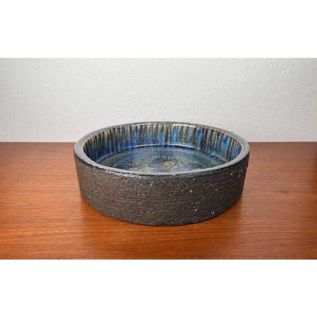 Large Mid-Century Modern Danish Studio Pottery Bowl from Bangholm, 1960s For Sale - Image 13 of 18