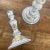Pair of Late 20th Century Country French Hand Painted Candlesticks For Sale - Image 4 of 8