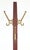 Mid 20th Century Vintage Arts & Crafts Oak Coat Tree Rack For Sale - Image 5 of 6