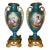 Pair of Antique French Sevres Porcelain Vases With Hand-Painted Portrait Panels and Gilt Bronze Bases, Circa 1900 For Sale